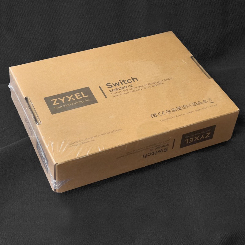ZyXEL 合勤 XGS1250-12 網管 網路 交換器 可議價 12埠 10G 光纖 SFP+ Gigabit