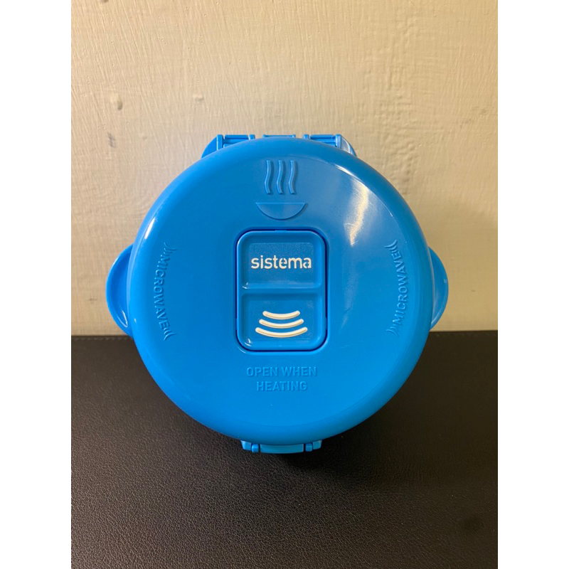 ［二手］sistema紐西蘭蛋微波保鮮盒(藍色)271ml #微波蛋 #雞蛋微波盒