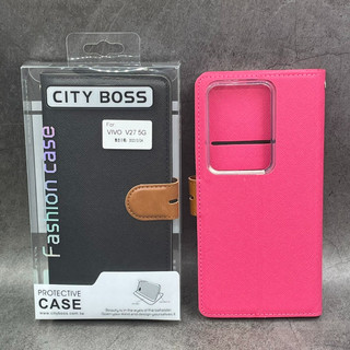 City Boss VIVO V27 V29 V29E 5G 手機保護套 側掀皮套 保護套 斜立支架保護殼 手機殼