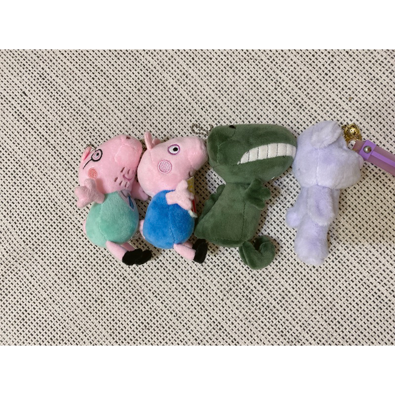 可愛吊飾小娃娃區（佩佩豬、恐龍、熊）