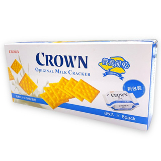 Crown 原味營養餅200g【佳瑪】牛奶鈣 牛奶餅乾