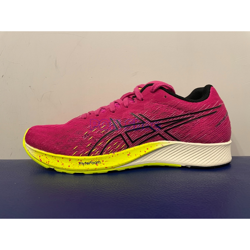 ASICS 亞瑟士 TARTHEREDGE 3 一般楦 虎走 女 慢跑鞋 馬拉松 紫 黃 1012B067-700