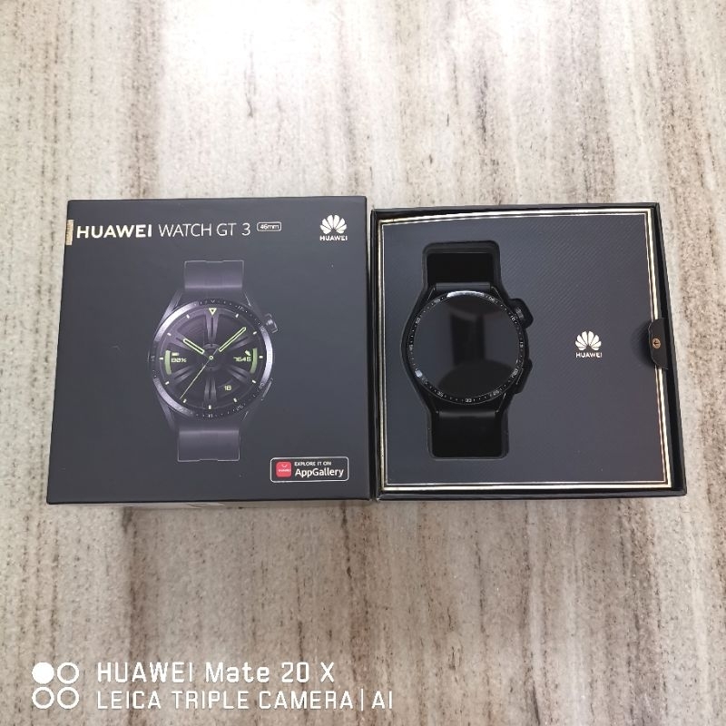 華為HUAWEI WATCH GT3 GPS運動健康智慧手錶 46mm活力款-黑（保固內）