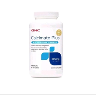 【生活館】GNC 檸檬蘋果酸鈣 800 Calcimate Plus 800 檸檬酸鈣含鎂 鈣