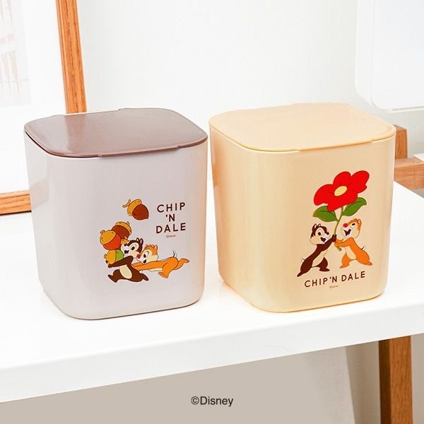 瘋團購 本舖 韓國 奇奇蒂蒂 掀蓋 置物桶 桌上收納 垃圾桶 置物盒 正版授權