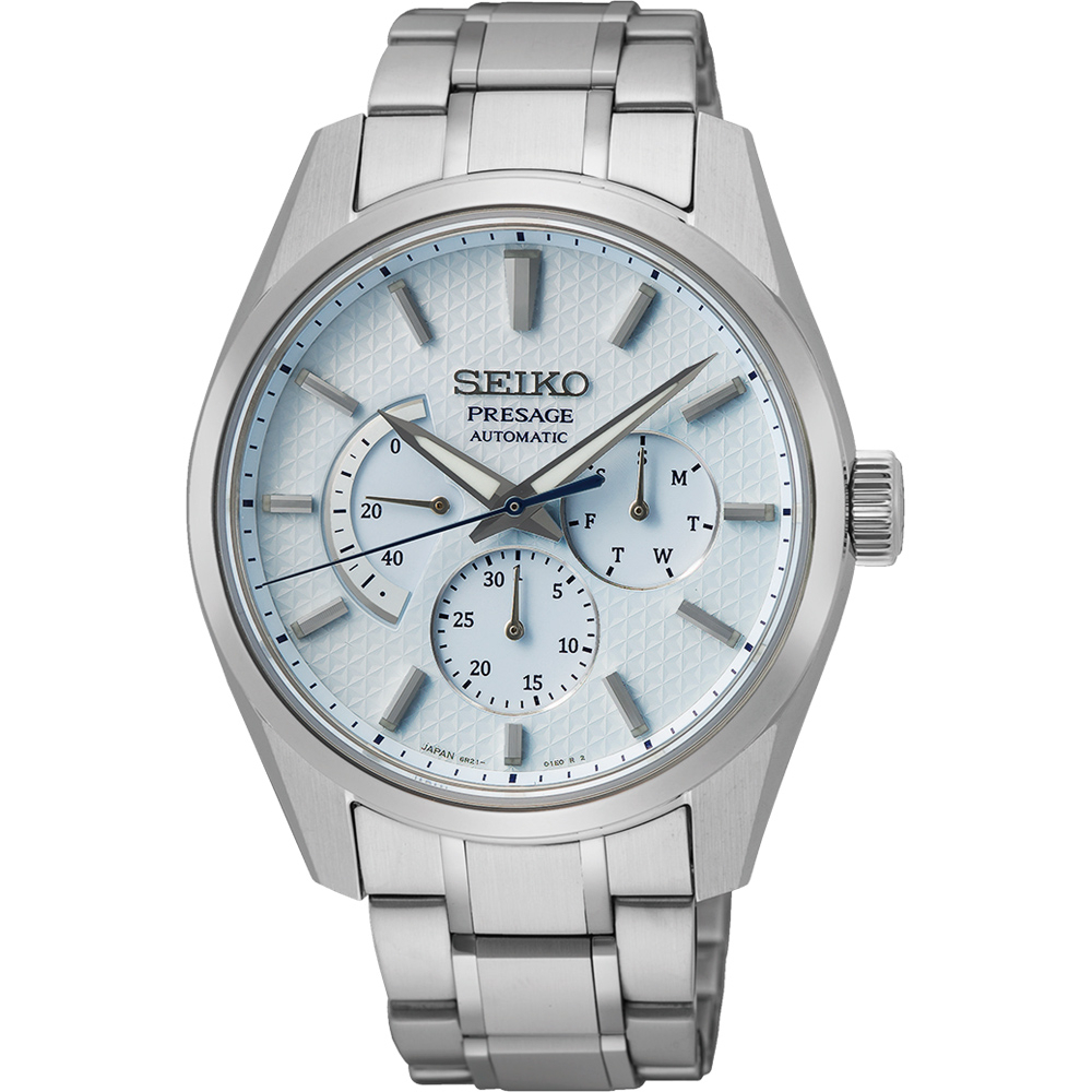SEIKO 精工錶-黑牌款-Presage 新銳多針機械錶 6R21-01H0B(SPB305J1)