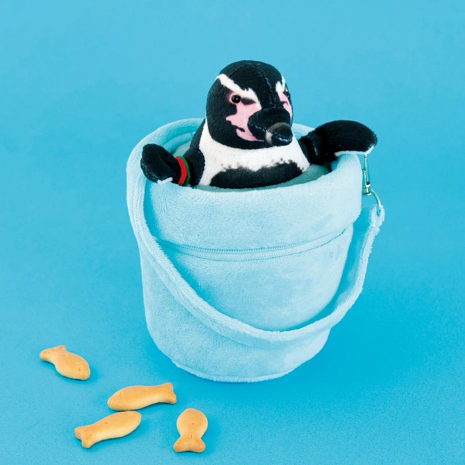 【YOU+MORE！】水桶企鵝啤酒君 企鵝造型收納包