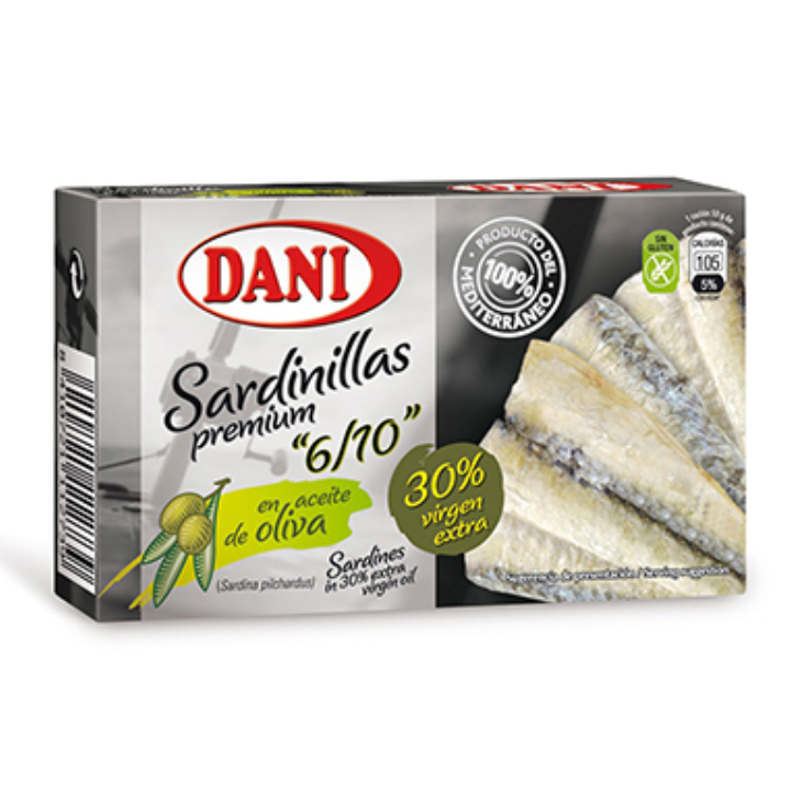 ▌黑門 ▌西班牙🇪🇸進口  DANI 特級初榨橄欖油漬 沙丁魚 罐頭 即食 露營 戶外即食