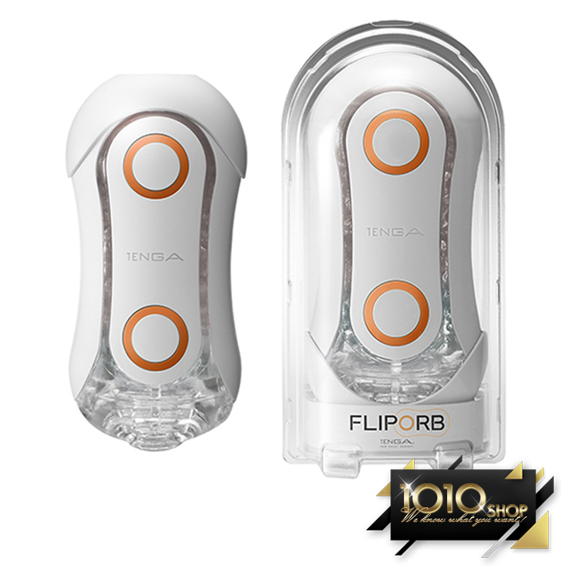 【1010SHOP】TENGA FLIP ORB 動感球體重複使用型 飛機杯 (奔馳橙) TFO-002 自慰杯 自慰器