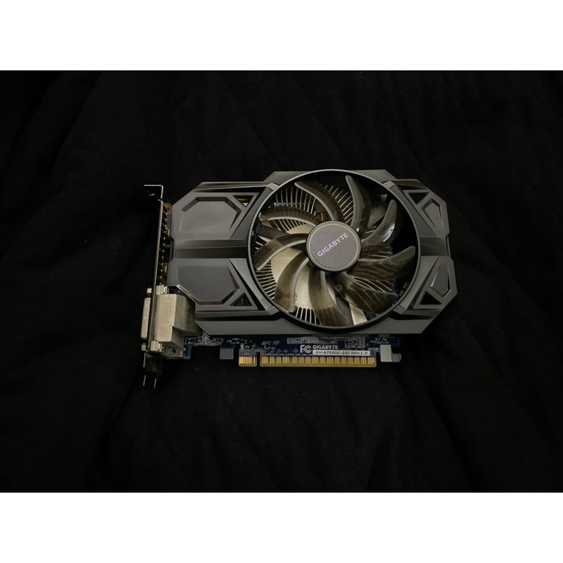 GTX750 2G GIGABYTE #=技嘉 顯示卡 低功耗 VGA接頭文書機顯卡 效能參考GT1030