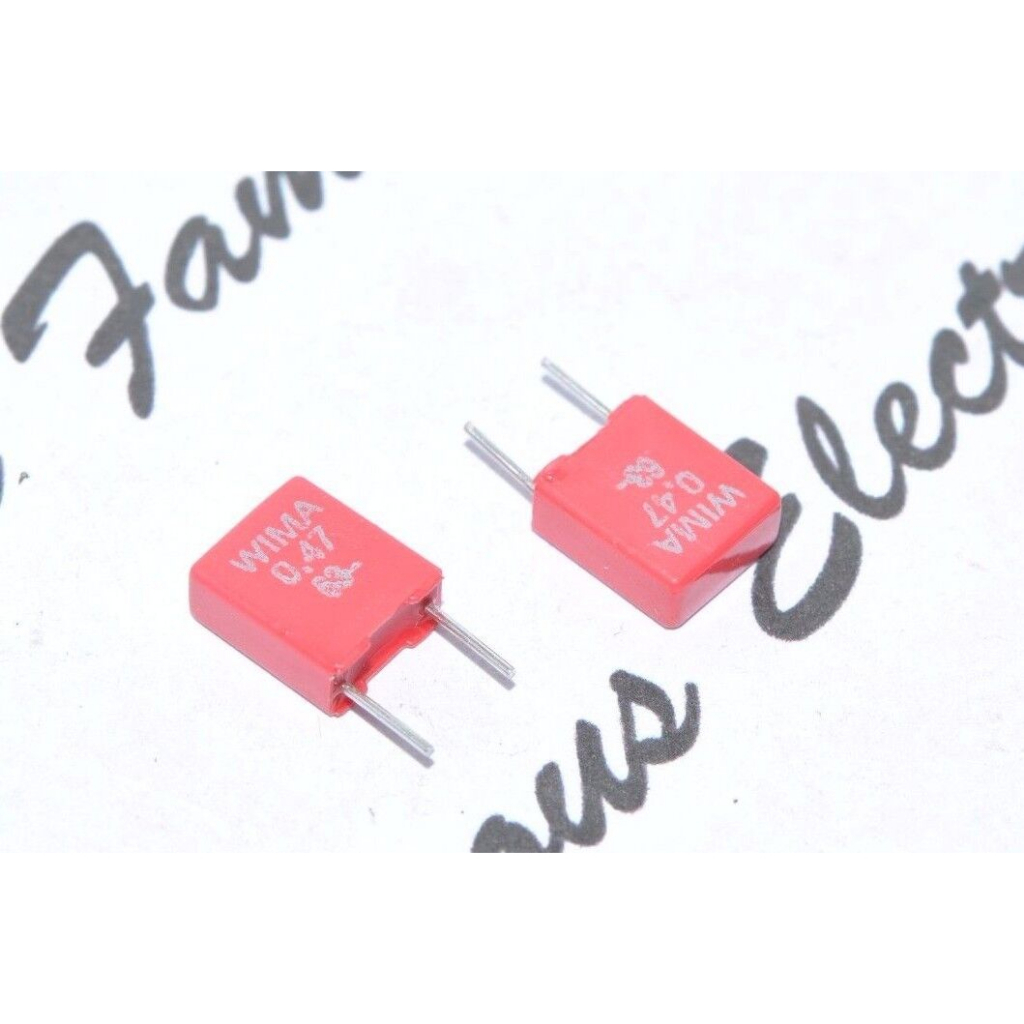 Wima MKS2 0.47uF 63V Milspec 5% Tol. Polyester Film Capacitor 10 - Foto 6
