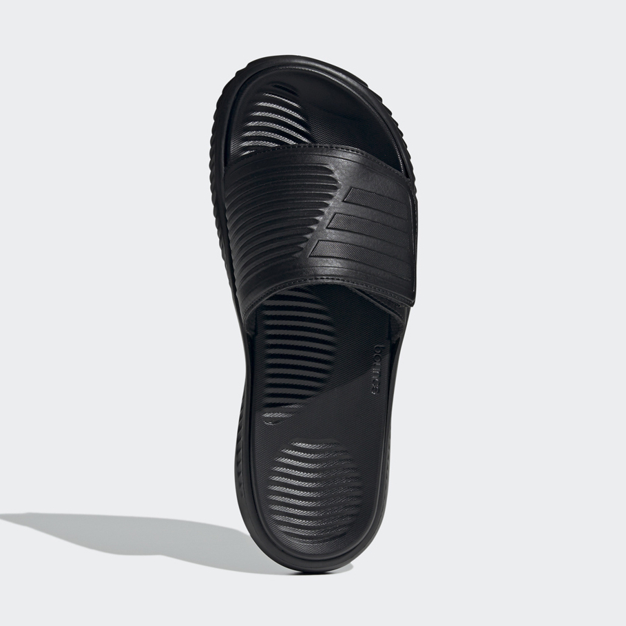 Adidas 拖鞋 軟底  Slide 2.0 男女 魔鬼氈 涼拖鞋 運動 休閒 彈力 避震  黑  GY9416