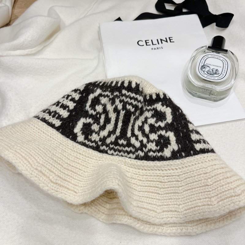 Celine超可愛針織漁夫帽