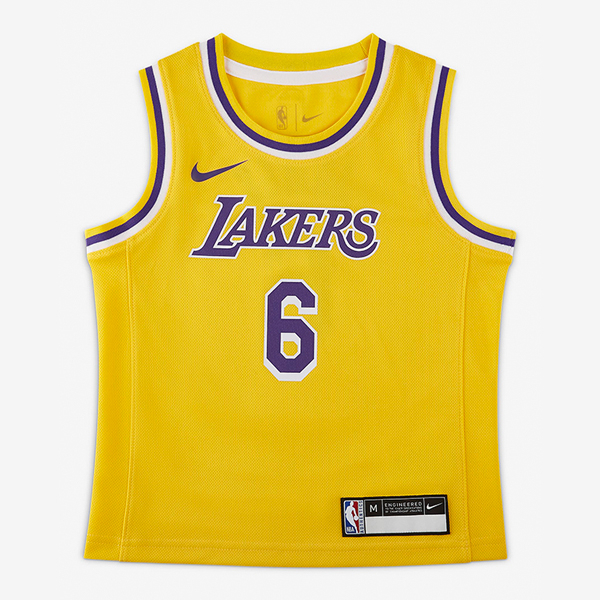 Nike 正版 NBA Los Angeles Lakers LeBron James 洛杉磯 湖人 詹姆士 兒童球衣