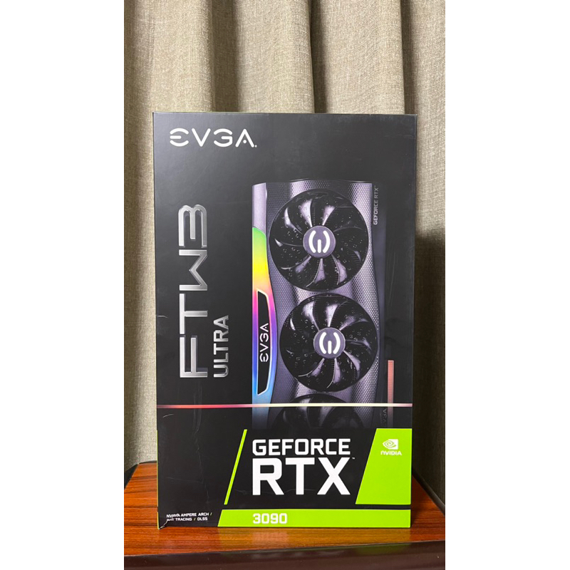 稀有 EVGA RTX 3090 FTW3 ULTRA 顯示卡 原廠 外箱 彩盒 外盒 空箱 ASUS 技嘉 微星