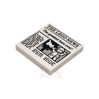 公主樂糕殿 LEGO 樂高 21310 2x2 THE LEGO NEWS 報紙 白色 3068bpb1105 A298