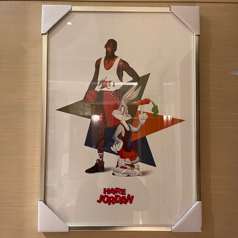 Michael Jordan 喬丹 Poster Bugs Bunny Poster 7代 兔寶寶 海報 公關 宣傳活動
