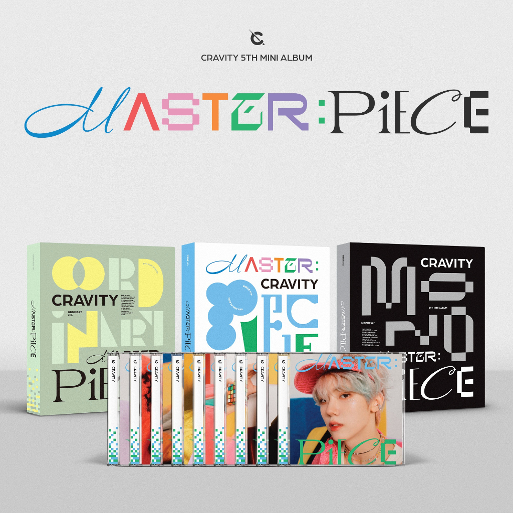 隨便熊🐻‍❄️ CRAVITY官網 特典 通路 5TH MINI ALBUM - ［MASTER:PIECE］ 專輯