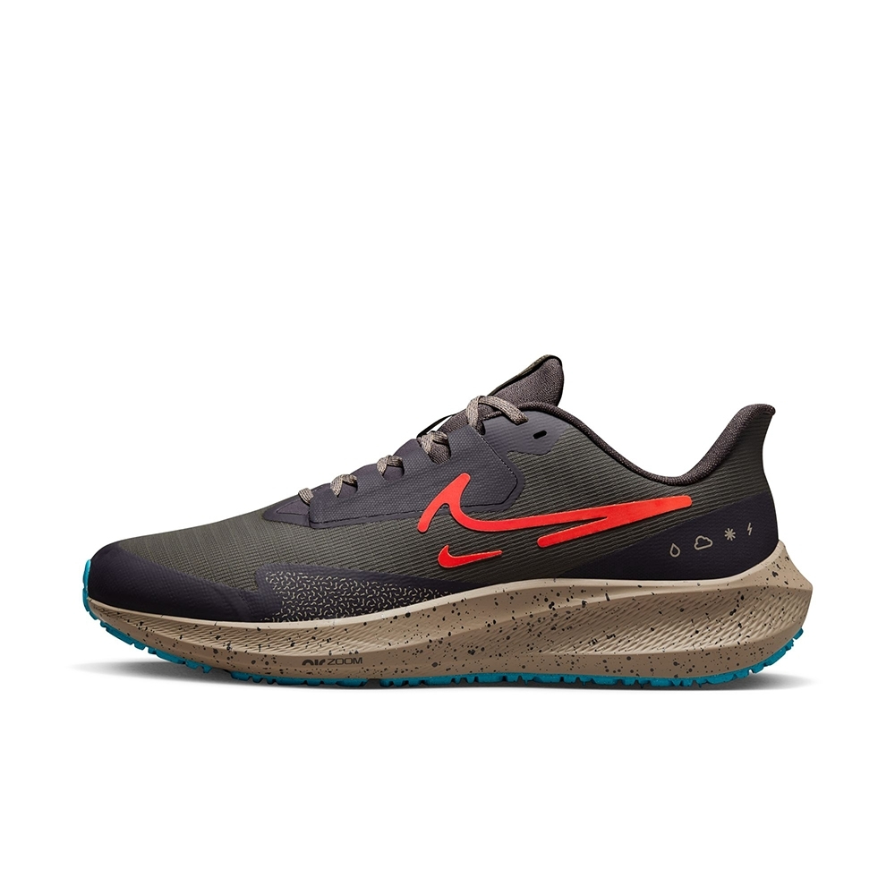 NIKE AIR ZOOM PEGASUS 39 SHIELD 男 慢跑鞋 防潑水-咖啡色-DO7625200