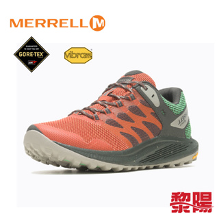 merrell 067585 nova 3 gore-tex 防水多功能健行鞋 男款 橘紅/綠 33ml067585