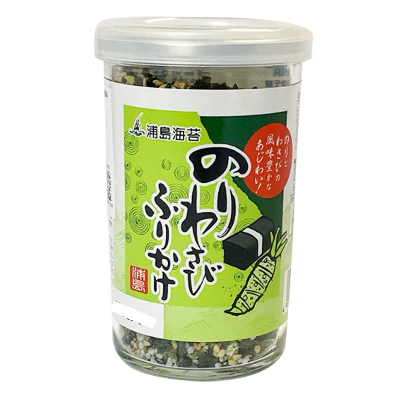 日本 海水 浦島海苔 飯友 海苔山葵風味拌飯料 玻璃罐裝
