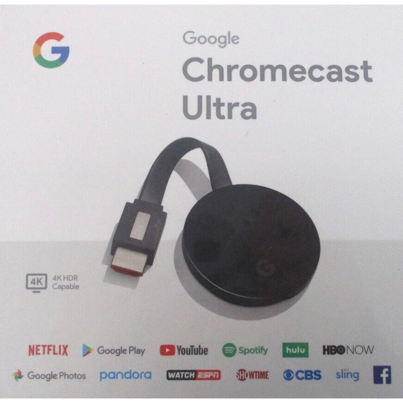 [二手］Google Chromecast Ultra 4K 高畫質 電視棒 智慧電視