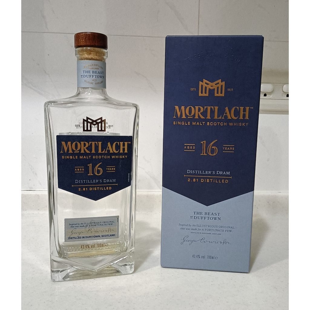 【繽紛小棧】Mortlach 16 / 慕赫 16年 威士忌  空酒瓶 + 外盒