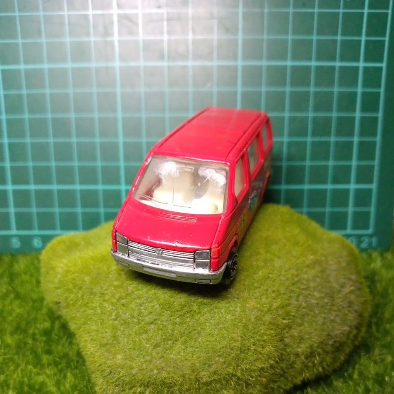 老玩具車VW T4 VAN 福斯T4旅型車無盒玻璃有暇二改素材