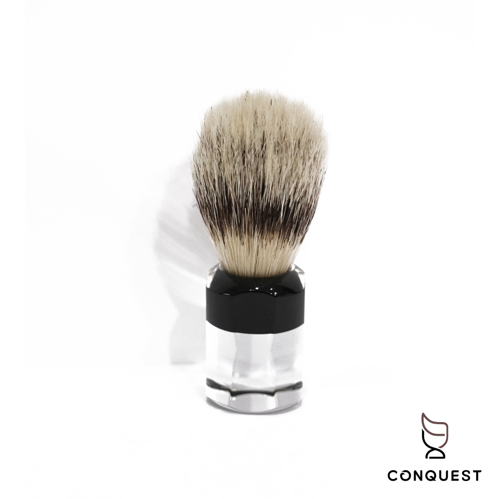 【 CONQUEST 】台灣製造 MIT 豬鬃毛鬍刷 鬃毛 鬍刷 鬍泡刷 刮鬍刷 Shaving Brush