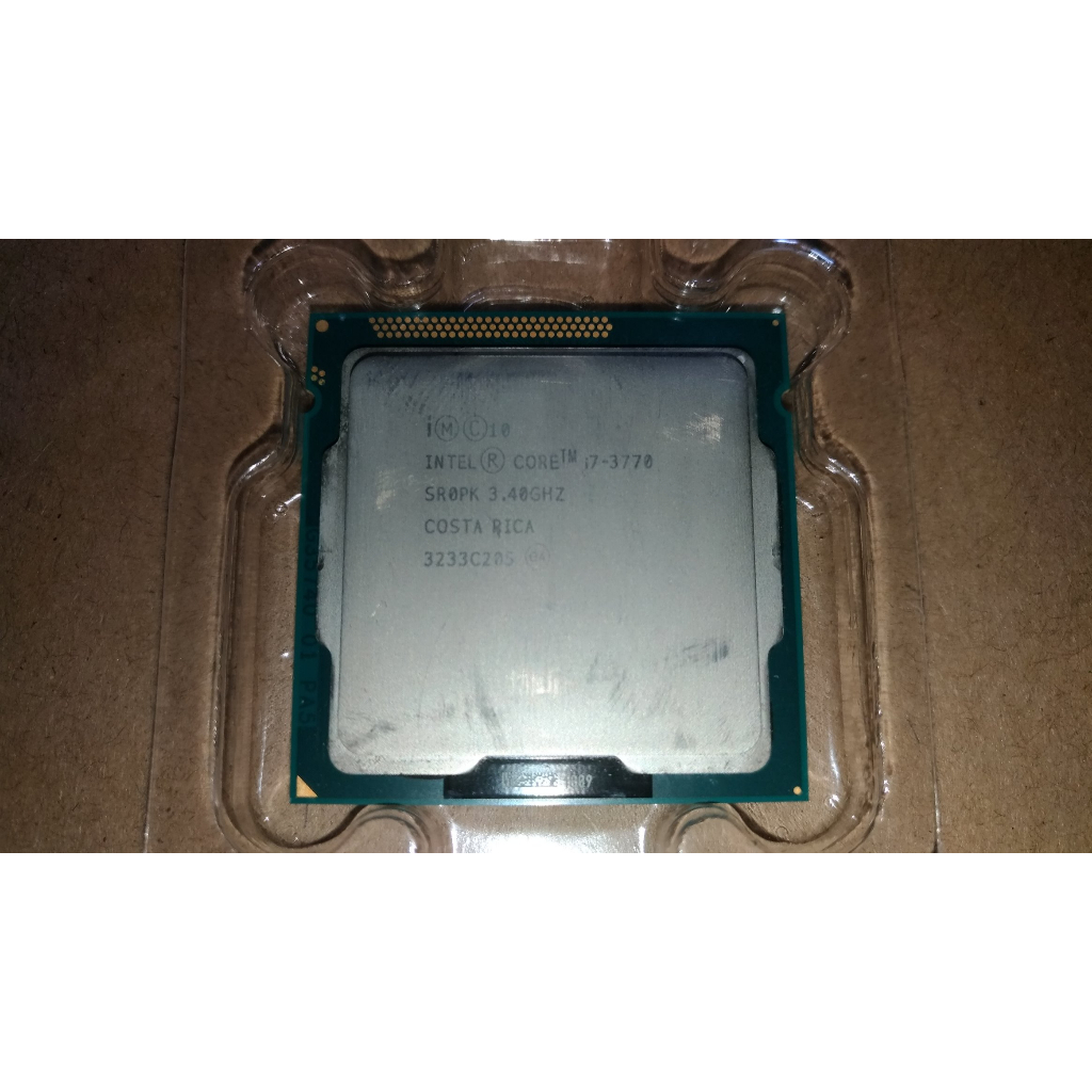 Intel i7-3770 3.4GHz/8M SR0PK 正式版 桌電 CPU 1155 腳位