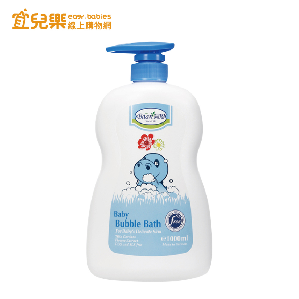 Baan 貝恩 嬰兒泡泡香浴露 1000ml【宜兒樂】