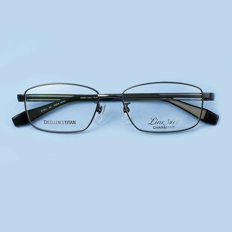 CHARMANT XL1831 日本夏蒙眼鏡｜商務復古純鈦方框眼鏡 男生品牌眼鏡框【幸子眼鏡】
