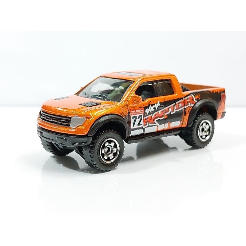 1/64 Matchbox 2015 Desert Endurance Ford F150 SVT Raptor 橘