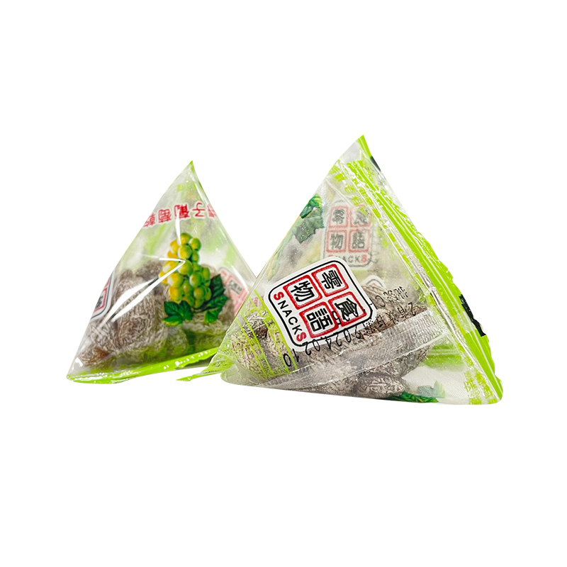 WENJIE_R008 葡萄乾 來新 零食物語 梅子葡萄乾 鹹葡萄乾 三角包 粽子隨身包
