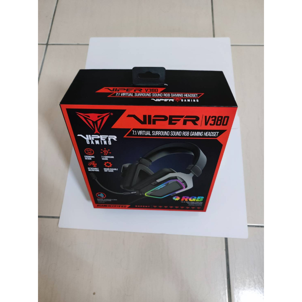 VIPER  V380 RGB 7.1 電競耳機