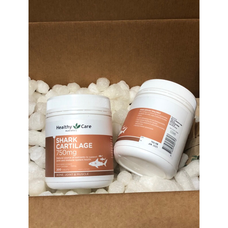 現貨[澳洲] Healthy Care Shark Cartilage 鯊魚軟骨750mg200顆