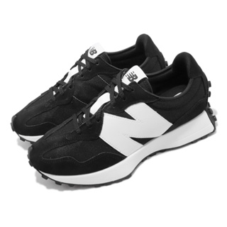 New Balance 休閒鞋 327 男鞋 女鞋 黑 白 復古 麂皮 MS327CBWD Sneakers542