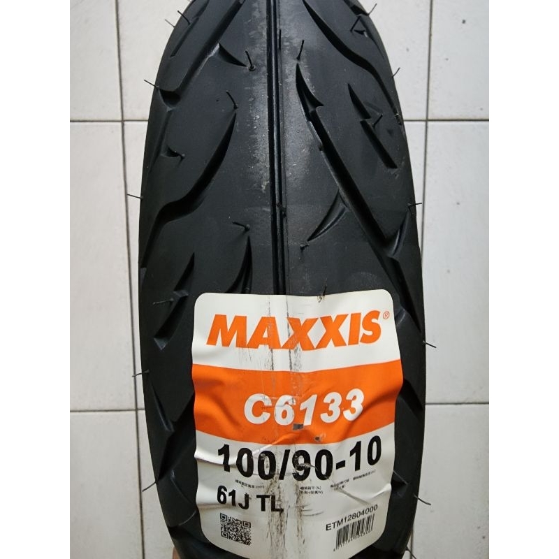 便宜輪胎王MAXXIS瑪吉斯/正新C6133  100/90/10  90/90/10機車輪胎(只有全家可以寄2條）