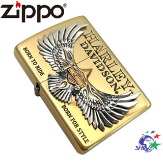 ZIPPO 日系 ZP724 哈雷系列 Bald Eagle 銅色 / HDP-77 詮國