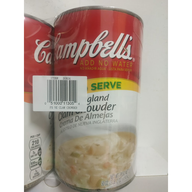 Campbell's新英倫蛤蜊濃湯