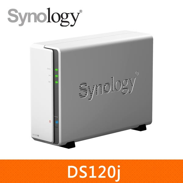 Synology 群暉 DiskStation DS120j 1Bay 網路儲存伺服器(NAS)