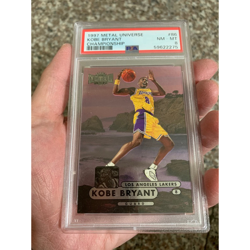 NBA球員卡 湖人傳奇球星Kobe Bryant 黑曼巴 老大 柯比金屬鑑定特卡！