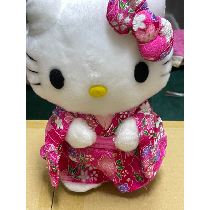 日本進口Hello Kitty會模仿你講話錄音的和風娃娃你講多久他就走多久