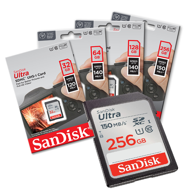 SANDISK Ultra SDHC SDXC C10 UHS-I 16G 32G 64G 128G 記憶卡