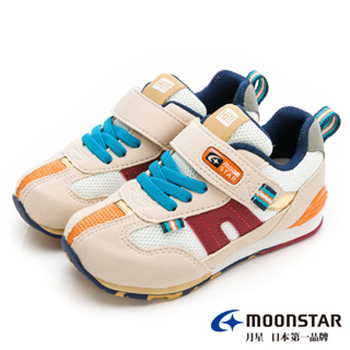 MOONSTAR十大機能HI系列 復古童鞋-卡其色