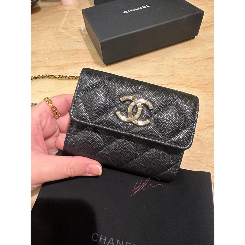 不議價 Chanel 23P全新卡包