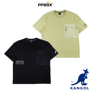 KANGOL 拼接口袋 短T【63251016】短袖 新衣新包 素T 透氣 涼感 排汗衫 落肩