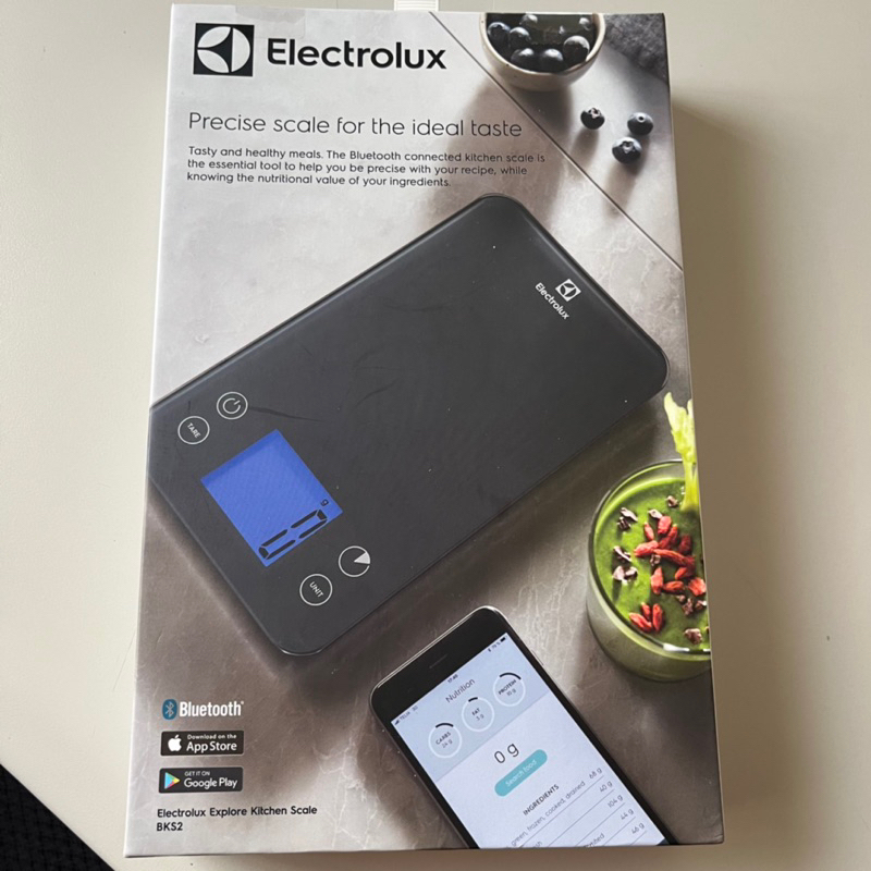 全新 Electrolux 伊萊克斯 廚房藍牙料理電子秤(BKS2)