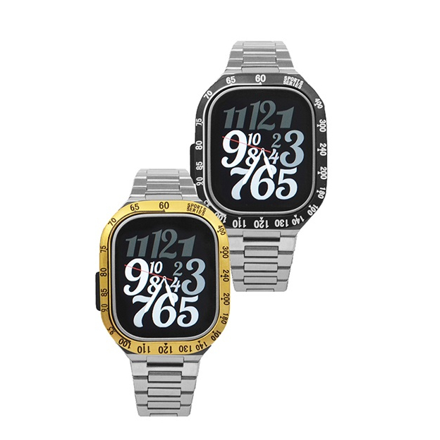APPLE WATCH 蘋果手錶保護殼 | 全不鏽鋼款 數字造型- 銀色系 / Ultra 49mm - 兩色可選/現貨