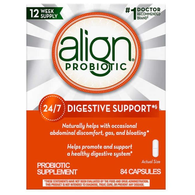 美國好市多(2026/02)Align Daily Probiotic 每日益生菌補充膠囊 ，84顆